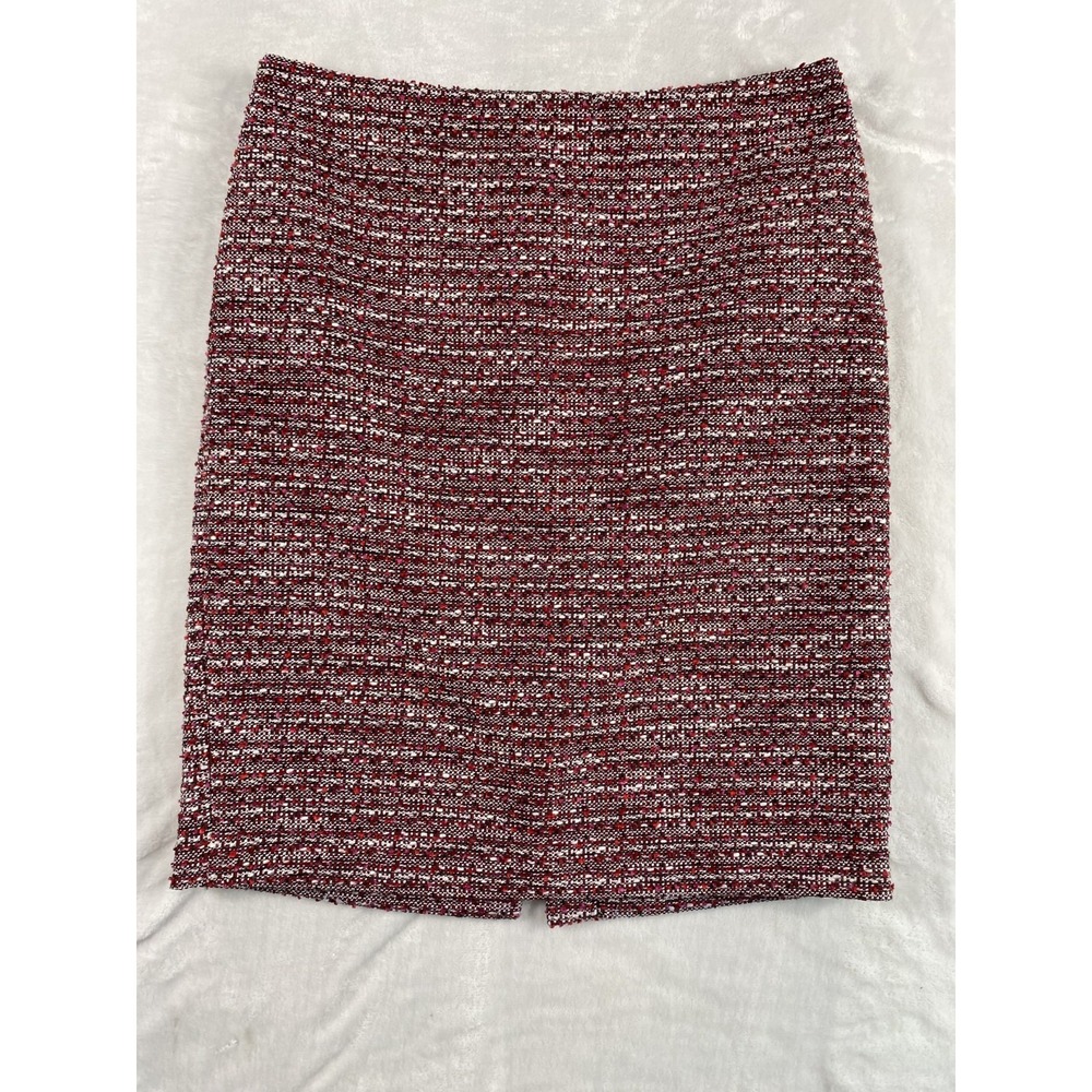 Karl Lagerfeld Pencil Midi Skirt Women Sz 12 Textured Knit Office Career Work